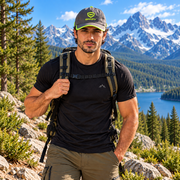 Men’s Peak Cap – Lightweight Sports Hat for Running, Hiking & Outdoor