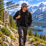 Men’s Peak Cap – Lightweight Sports Hat for Running, Hiking & Outdoor