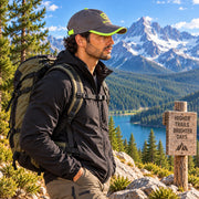 Men’s Peak Cap – Lightweight Sports Hat for Running, Hiking & Outdoor