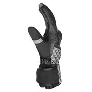 Men's CE Armored Leather Motorcycle Gloves | Winter Riding Gloves with Hard Knuckle Protection | Palm Slider