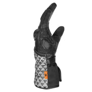 Men's CE Armored Leather Motorcycle Gloves | Winter Riding Gloves with Hard Knuckle Protection | Palm Slider