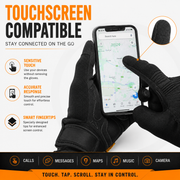Men's Summer Motorcycle Gloves – Touchscreen Breathable Riding Gloves