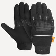 Motorcycle Riding Gloves with Protective Knuckle Amour | Touchscreen Motorbike Gloves