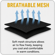 Men's  Motorcycle Mesh Shirt – Breathable 4-Way Stretch Riding Jacket with Removable Armour - British Jackets