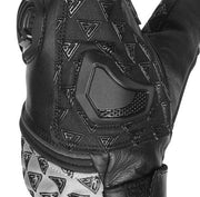 Men's CE Armored Leather Motorcycle Gloves | Winter Riding Gloves with Hard Knuckle Protection | Palm Slider
