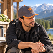 Men’s Peak Cap – Lightweight Sports Hat for Running, Hiking & Outdoor