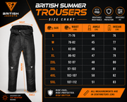 Motorbike Riding Trousers for Men- Men’s Breathable Mesh Riding Trousers- Lightweight Protective Motorbike Trousers