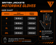 Men's Summer Motorcycle Gloves – Touchscreen Breathable Riding Gloves