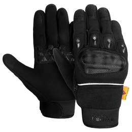 Motorcycle Riding Gloves with Protective Knuckle Amour | Touchscreen Motorbike Gloves