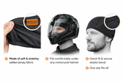 Motorcycle Under Helmet Cap | Breathable Skull Cap Helmet Liner for Riders - Pack of 2
